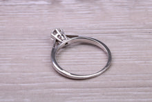 Load image into Gallery viewer, Quarter carat Petite and Simple Diamond set 18ct White White Gold Solitaire