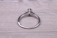 Load image into Gallery viewer, Quarter carat Petite and Simple Diamond set 18ct White White Gold Solitaire