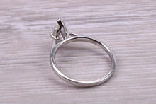 Load image into Gallery viewer, Marquise cut One carat Moissanite Diamond Solitaire set in Platinum