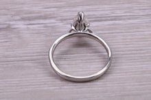 Load image into Gallery viewer, Marquise cut One carat Moissanite Diamond Solitaire set in Platinum