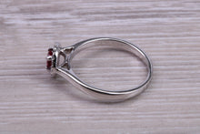 Load image into Gallery viewer, Ruby and Halo Diamond set White Gold Ring