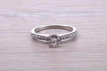 Load image into Gallery viewer, Beautiful Half carat Diamond set 18ct White Gold Engagement Ring