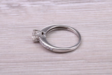 Load image into Gallery viewer, Beautiful Half carat Diamond set 18ct White Gold Engagement Ring