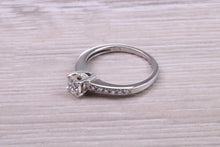 Load image into Gallery viewer, Beautiful Half carat Diamond set 18ct White Gold Engagement Ring
