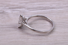 Load image into Gallery viewer, Marquise cut One carat Moissanite Diamond Solitaire set in Platinum