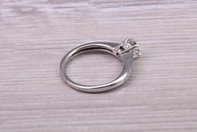 Load image into Gallery viewer, Beautiful Half carat Diamond set 18ct White Gold Engagement Ring
