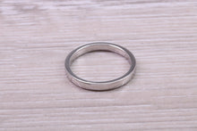 Load image into Gallery viewer, Half Circle Diamond set 18ct White Gold Band