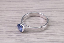 Load image into Gallery viewer, 1.15 carat All Natural None Heat Treated Beautiful Blue Sapphire set 18ct White Gold Ring, Certified Sapphire