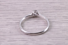 Load image into Gallery viewer, Dainty Quarter carat Simple and Elegant Round cut Diamond set Platinum Solitaire