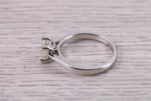 Load image into Gallery viewer, Classic 0.85 carat Princess Cut Diamond set Platinum Solitaire, Natural Diamond