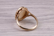 Load image into Gallery viewer, Large Fiery Natural Opal set Yellow Gold Ring, British Hallmarked
