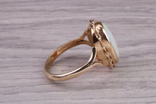 Load image into Gallery viewer, Large Fiery Natural Opal set Yellow Gold Ring, British Hallmarked