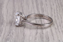 Load image into Gallery viewer, Two carat D VS 1 Graded Certified Radiant cut Diamond set Solitaire