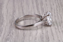 Load image into Gallery viewer, Two carat D VS 1 Graded Certified Radiant cut Diamond set Solitaire