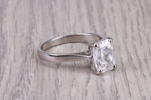 Load image into Gallery viewer, Two carat D VS 1 Graded Certified Radiant cut Diamond set Solitaire