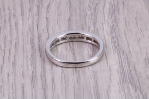 Third of a carat Round cut Diamonds Channel set Band, Made From 18ct Gold