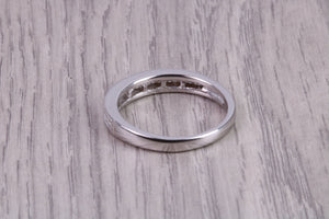 Third of a carat Round cut Diamonds Channel set Band, Made From 18ct Gold