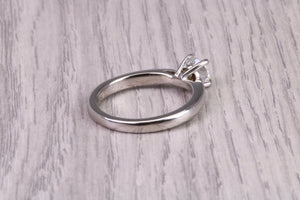 Classic 0.35 carat Natural Diamond set Platinum Solitaire
