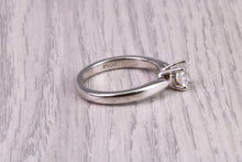 Load image into Gallery viewer, Classic 0.35 carat Natural Diamond set Platinum Solitaire
