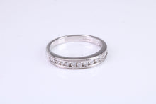 Load image into Gallery viewer, Third of a carat Round cut Diamonds Channel set Band, Made From 18ct Gold