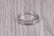 Load image into Gallery viewer, Third of a carat Round cut Diamonds Channel set Band, Made From 18ct Gold