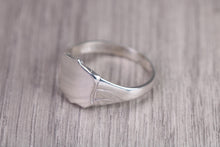 Load image into Gallery viewer, Shield Shaped Signet Ring, Available in your choice of precious metals
