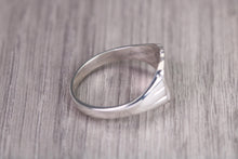 Load image into Gallery viewer, Shield Shaped Signet Ring, Available in your choice of precious metals