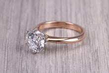 Load image into Gallery viewer, D Internally Flawless Two carat Certified Round cut Diamond set Solitaire