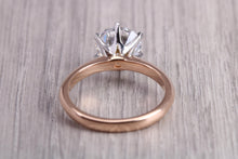Load image into Gallery viewer, D Internally Flawless Two carat Certified Round cut Diamond set Solitaire