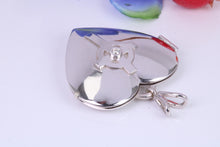 Load image into Gallery viewer, Unique Celtic Cross Diamond set Locket, 28 mm long and made from solid cast White or Yellow Gold