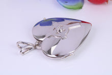 Load image into Gallery viewer, Unique Celtic Cross Diamond set Locket, 28 mm long and made from solid cast White or Yellow Gold