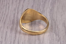 Load image into Gallery viewer, Chunky Prince of Wales Feathers Signet Ring, made in your choice of precious metal, British Hallmarked