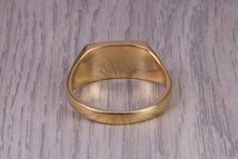 Load image into Gallery viewer, Welsh Dragon Signet Ring, made in your choice of precious metal, British Hallmarked