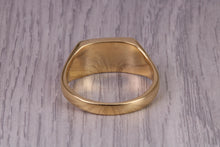 Load image into Gallery viewer, Welsh Dragon Signet Ring, made in your choice of precious metal, British Hallmarked