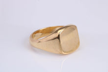 Load image into Gallery viewer, Heavy and Chunky Signet Ring, Available in Your Choice of Precious Metals, British Hallmarked