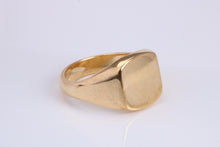 Load image into Gallery viewer, Heavy and Chunky Signet Ring, Available in Your Choice of Precious Metals, British Hallmarked
