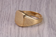 Load image into Gallery viewer, Heavy and Chunky Signet Ring, Available in Your Choice of Precious Metals, British Hallmarked