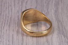 Load image into Gallery viewer, Heavy and Chunky Signet Ring, Available in Your Choice of Precious Metals, British Hallmarked