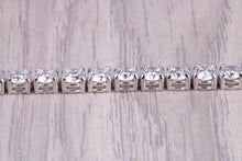 Load image into Gallery viewer, 8ct D V V S 1 graded Lab Diamond Set Platinum Bracelet, absolutely stunning piece and would make the perfect gift