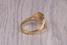 Load image into Gallery viewer, Dainty Signet Ring, made in your choice of precious Metals, British Hallmarked