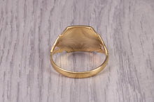Load image into Gallery viewer, Dainty Signet Ring, made in your choice of precious Metals, British Hallmarked