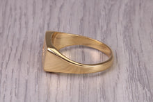 Load image into Gallery viewer, Welsh Dragon Signet Ring, made in your choice of precious metal, British Hallmarked