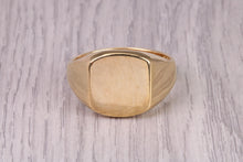 Load image into Gallery viewer, Heavy and Chunky Signet Ring, Available in Your Choice of Precious Metals, British Hallmarked