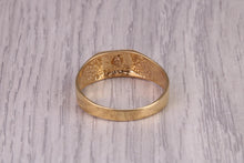Load image into Gallery viewer, Dainty Signet Ring, made in your choice of precious Metals, British Hallmarked