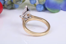 Load image into Gallery viewer, Marquise cut Lab Diamond set Solitaire, Absolutely Stunning Ring, Made in Your Choice of Diamond Size and Precious Metal, Certified Diamond