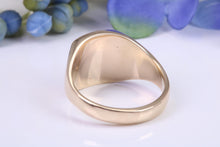 Load image into Gallery viewer, Chunky and Heavy Black Diamond set Yellow Gold Signet Ring