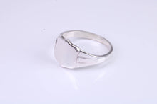 Load image into Gallery viewer, Shield Shaped Signet Ring, Available in your choice of precious metals