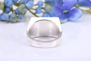 Very Large and Chunky Signet Ring, Made From Completely Solid Cast Silver, British Hallmakred