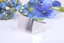 Load image into Gallery viewer, Very Large and Chunky Signet Ring, Made From Completely Solid Cast Silver, British Hallmakred