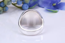 Load image into Gallery viewer, Illuminati Signet Ring, Made from Solid Cast Silver, British Hallmarked